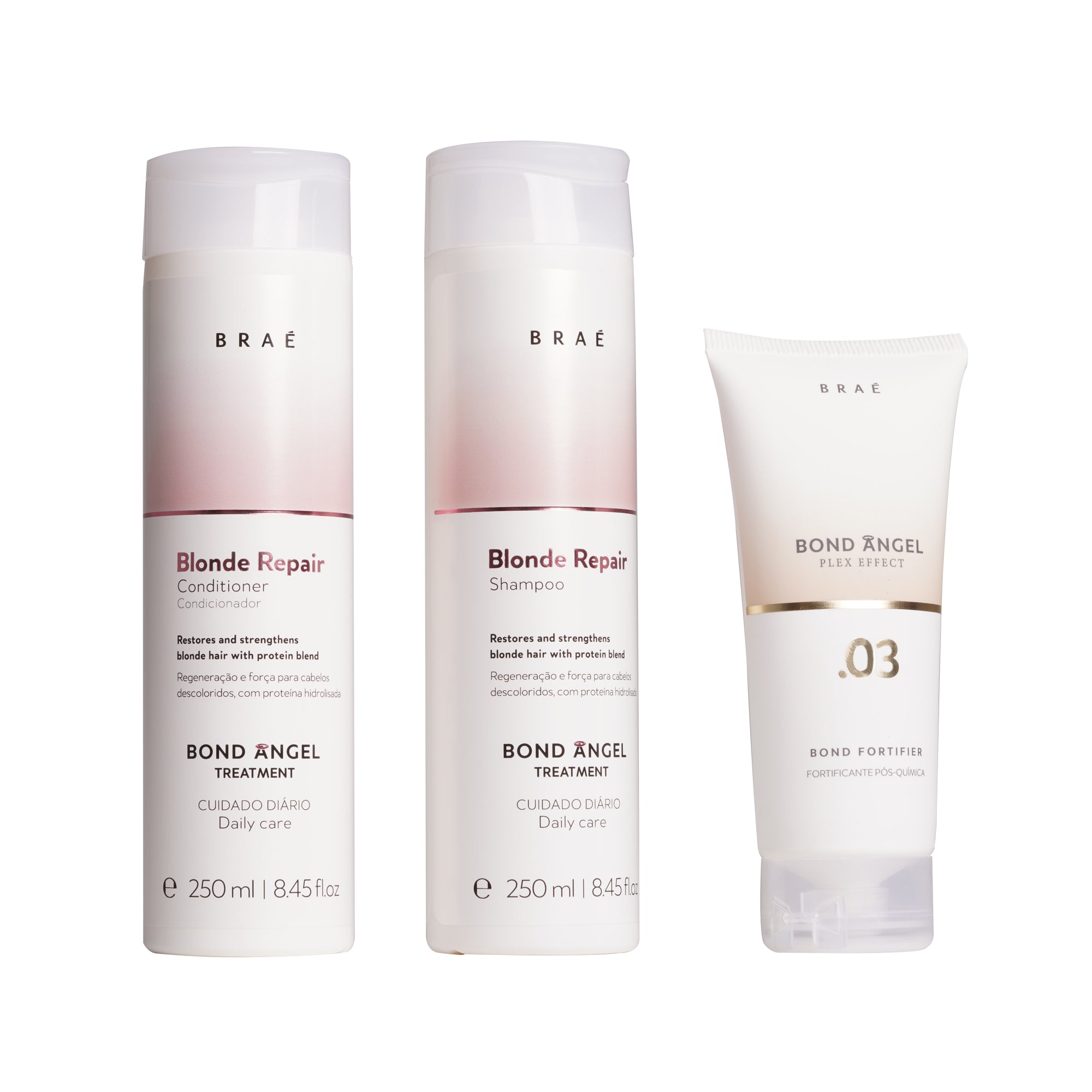 Blonde Repair Shampoo 250 ml + Conditioner 250 ml + Bond Angel Fortifier 03 100g