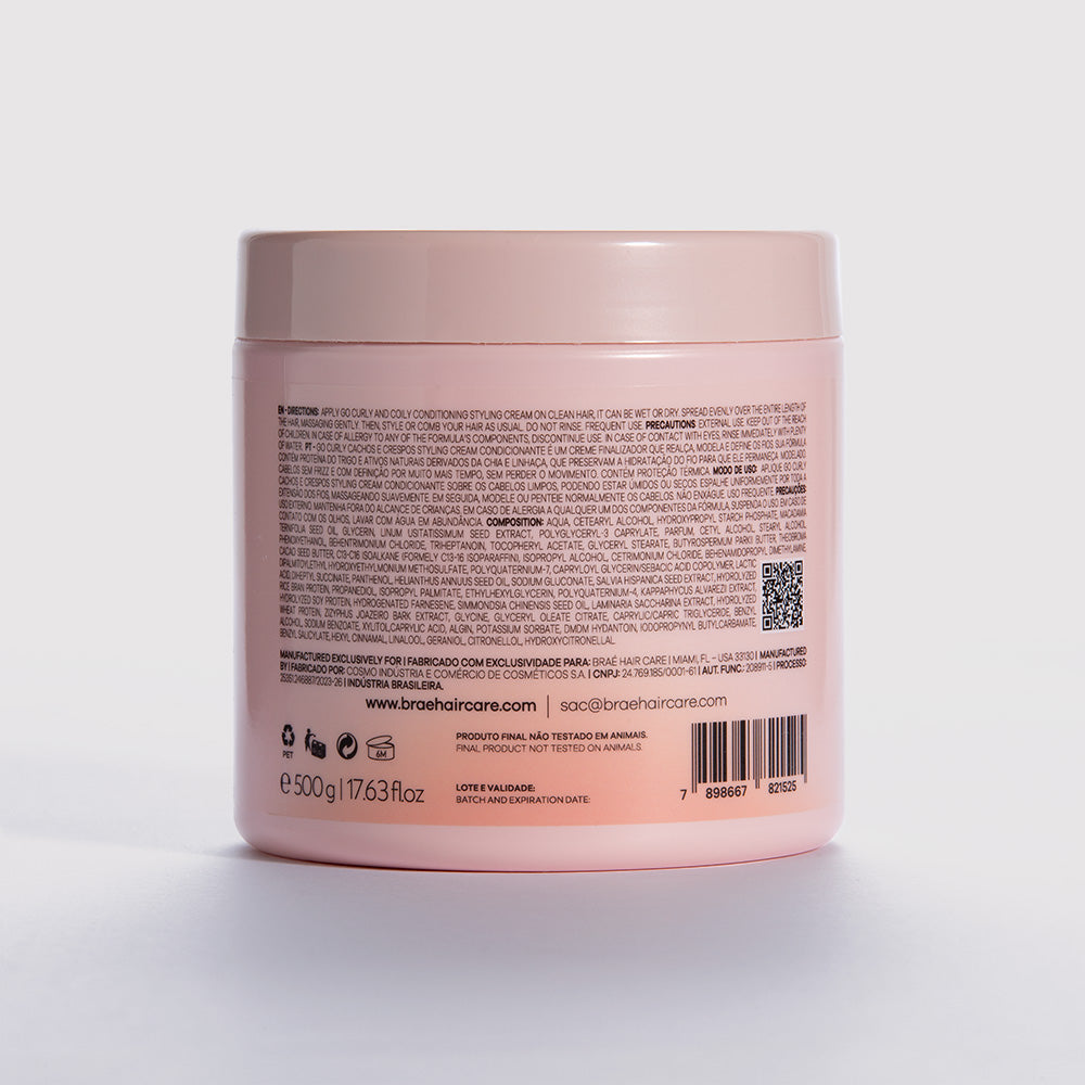 Go Curly Cashos Crespos Styling Cream 500g