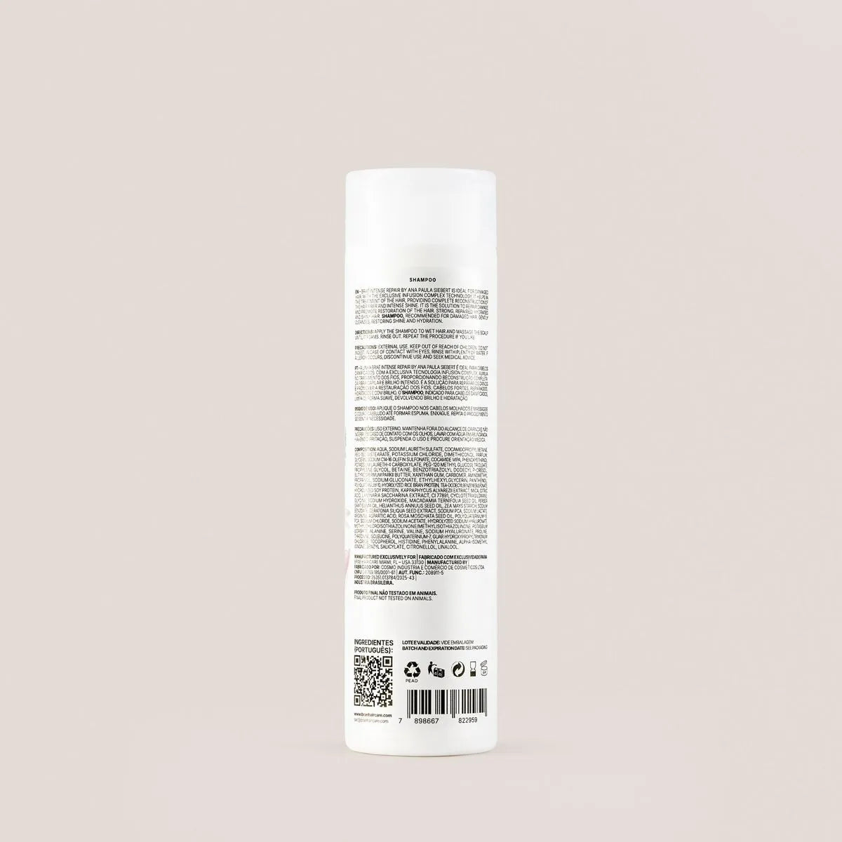 Intense Repair by Ana Paula Siebert – Shampoo 250ML