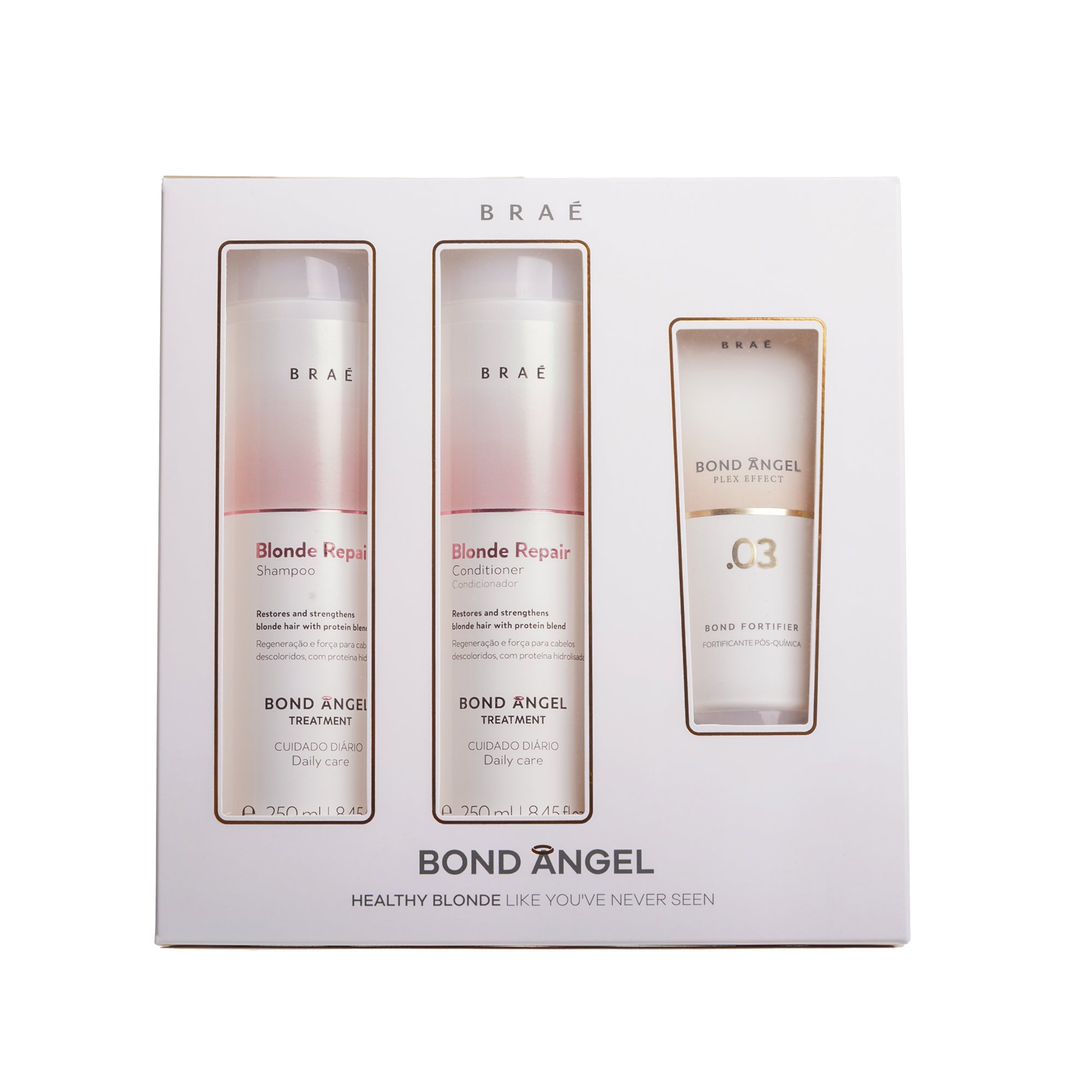 Blonde Repair Shampoo 250 ml + Conditioner 250 ml + Bond Angel Fortifier 03 100g