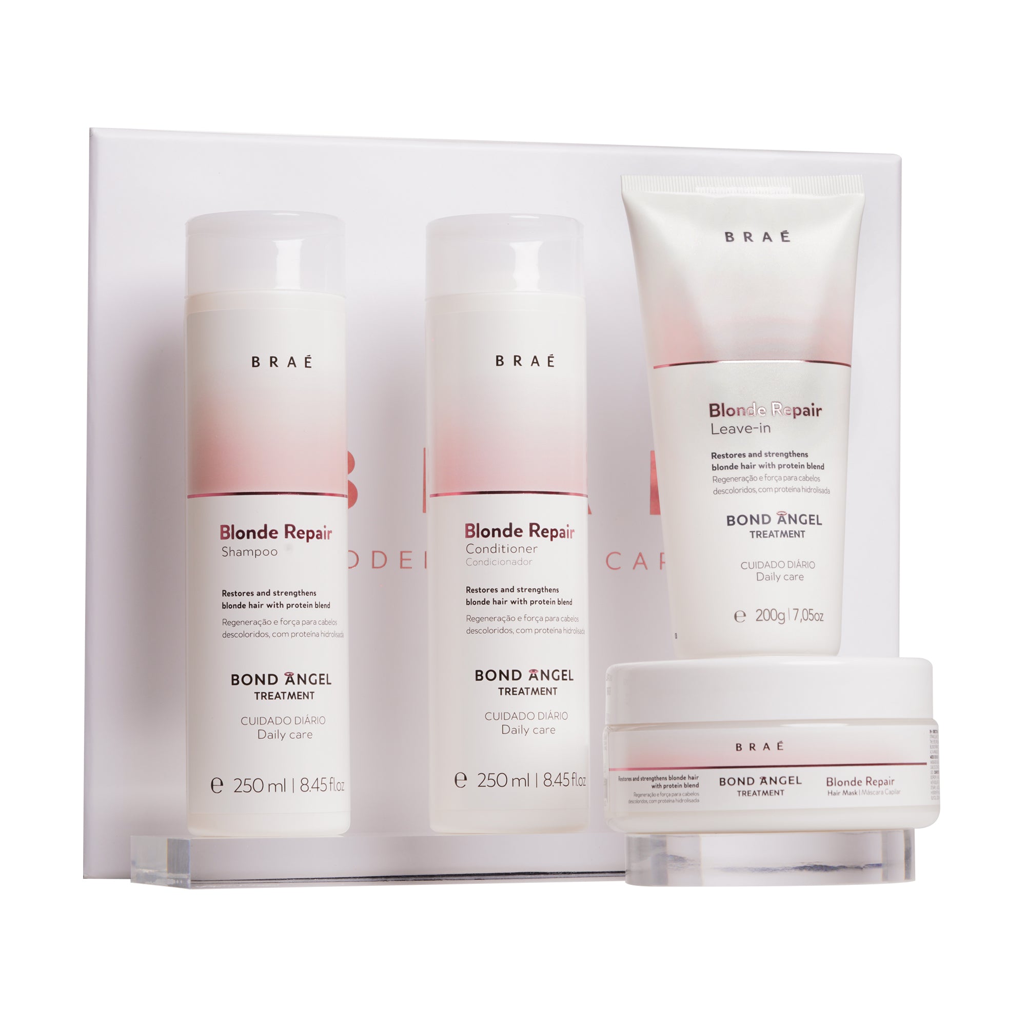 Blonde Repair Shampoo 250 ml + Conditioner 250 ml + Mask 200 g + Leave-In