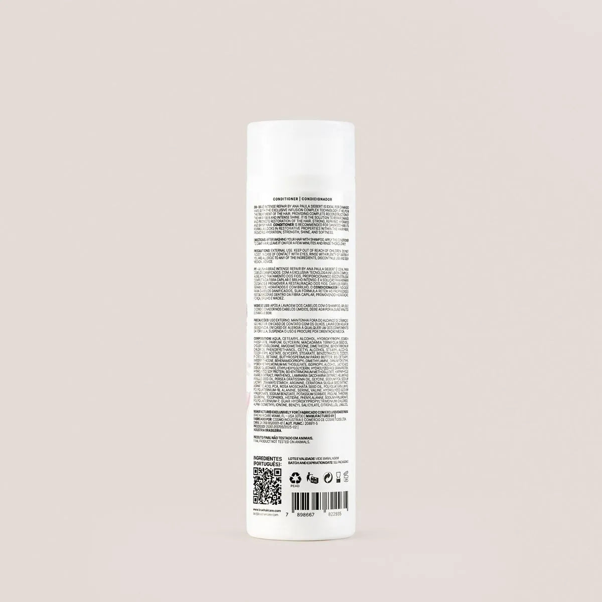 Intense Repair Conditioner by Ana Paula Siebert – 250ML